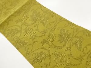 綴れ実唐草模様織出し名古屋帯